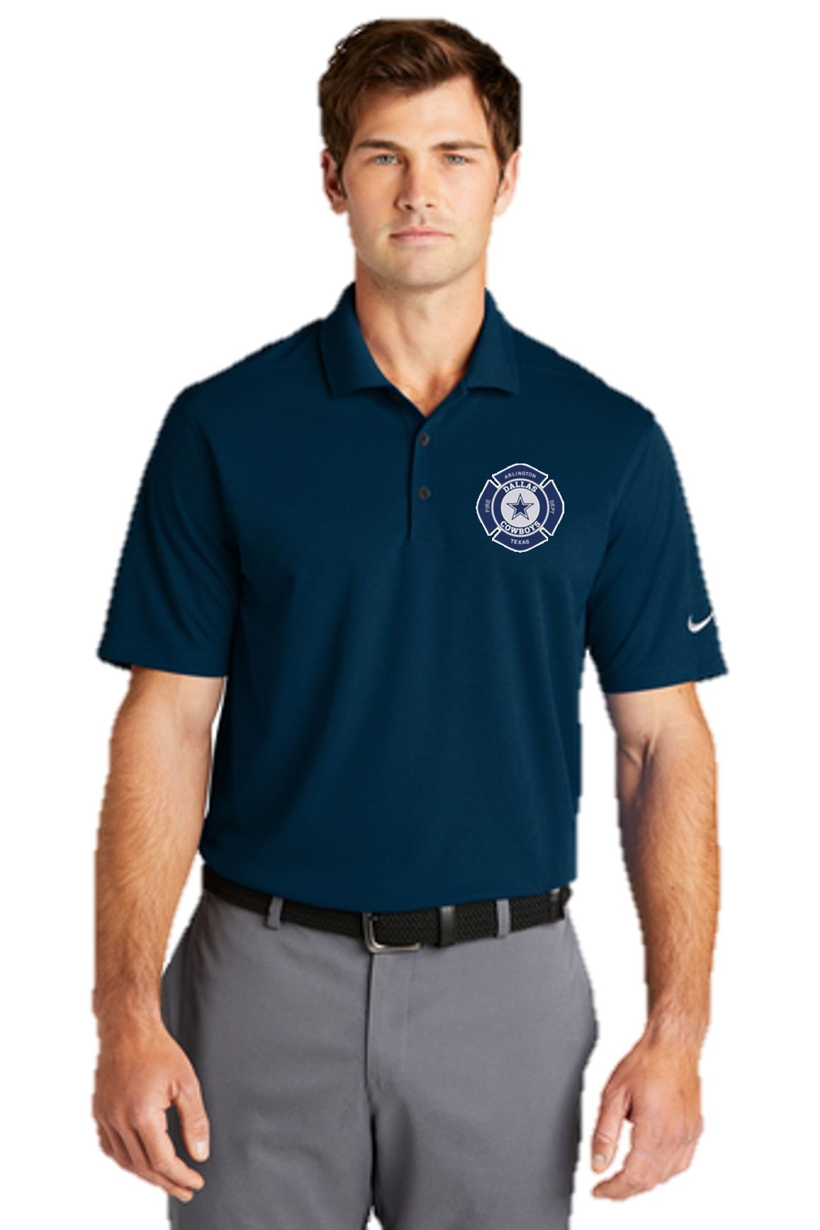 dallas cowboys dri fit polo